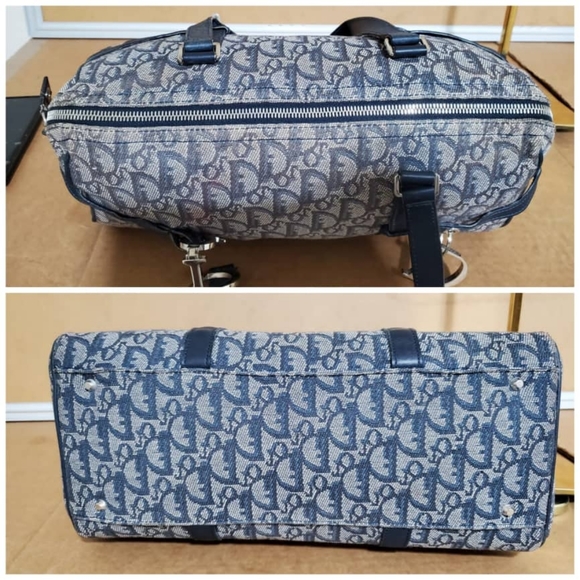 Authentic Christian Dior Trotter Shoulder Bag Diorissimo - Picture 5 of 10